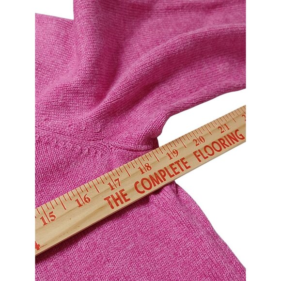 Chicos Peace Love Chic Pink Sweater Size S Nylon Rayon Cashmere Blend - Picture 8 of 8
